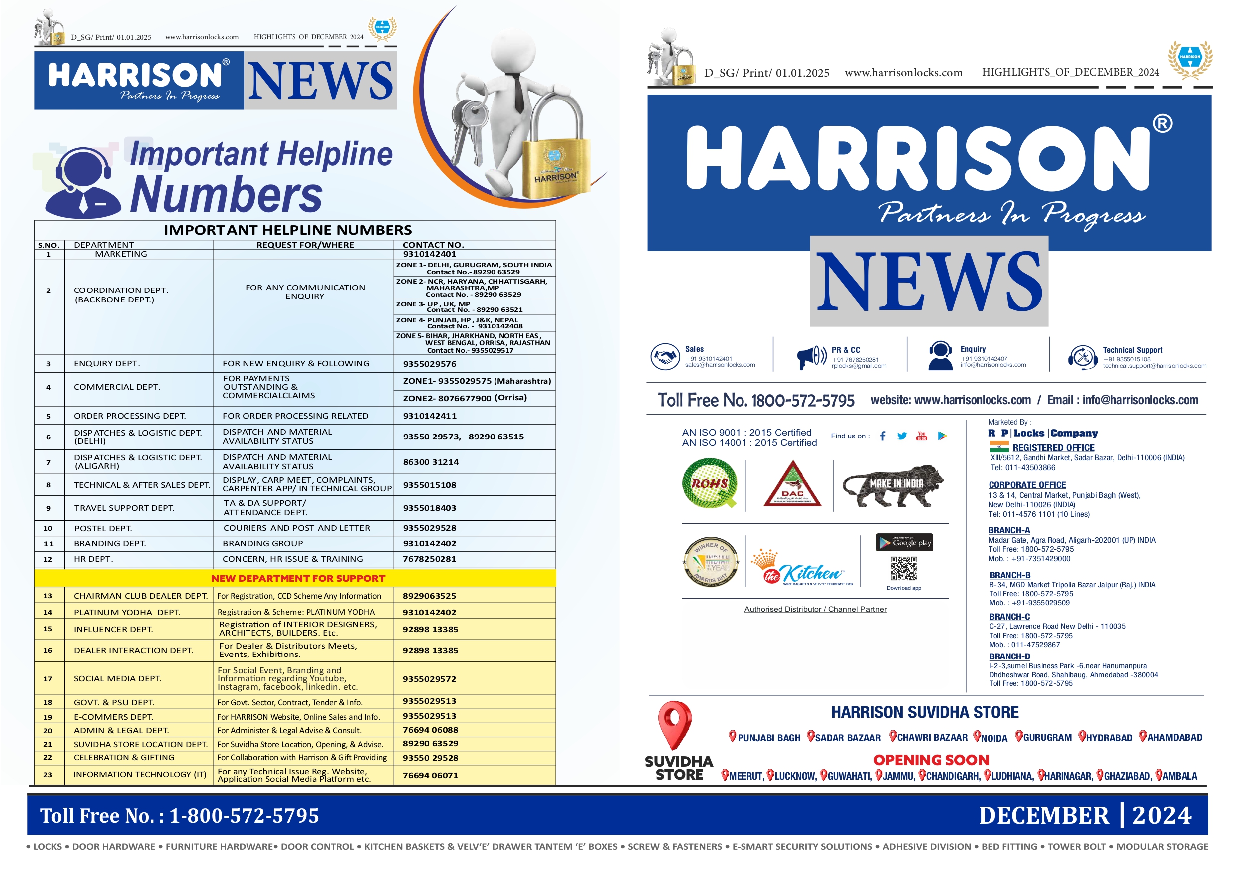 Harrison Monthly Newsletter